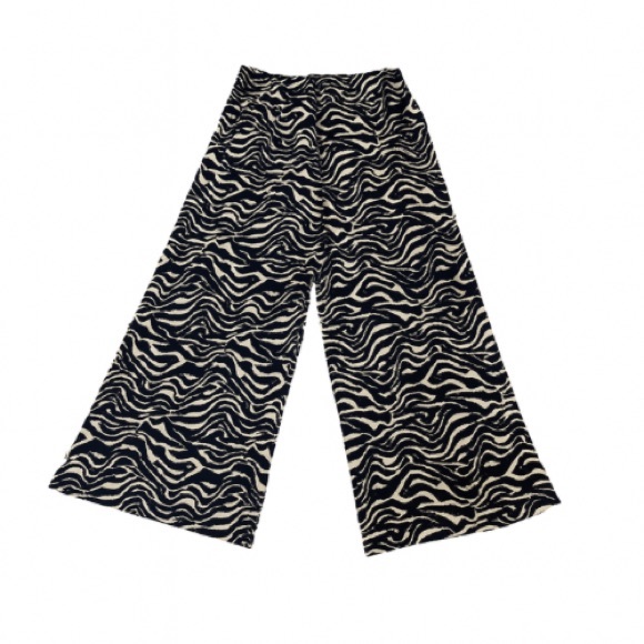 Zara Pants - Zara Zebra Black and White Patterned Pants